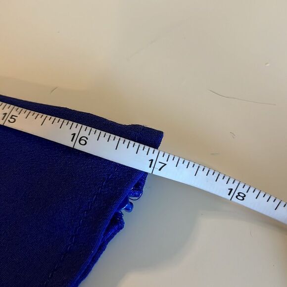 OLIVACEOUS blue top w/ side zipper, adjustable straps & elastic back panel NWT - Picture 9 of 9